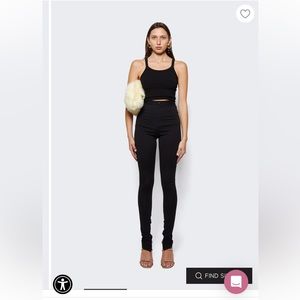 Wardrobe.NYC x a Hailey Bieber leggings black - NWT - XS